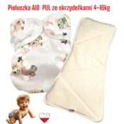 shumee NappiMe AIO PUL plenica za večkratno uporabo z zajčjimi krili