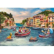 Schmidt - Puzzle Thomas Kinkade: Disney: Disney: Mickey in Minnie v Italiji - 1 000 kosov