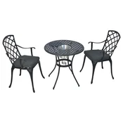 Gardenson Set Za Balkon Rhodos, Barva Grafita, 3-Delni