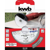 KWB dijamantski disk za suho rezanje 125x22 mm