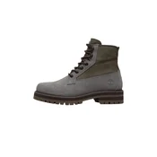 TIMBERLAND Gležnarji z vezalkami temno siva/oliva