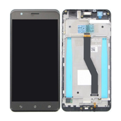 Asus Zenfone 3 Zoom S ZE553KL (Z01HDA) - LCD zaslon + steklo na dotik + okvir (Navy Black) - 90AZ01H3-R20020, 90AZ01H3-R20010 Genuine Service Pack