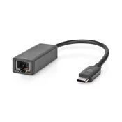 Kabel USB-C 3.2 Gen 1 to Ethernet | USB-C m – RJ-45 ž | 2.5 Gbps | 0.2m | NEDIS