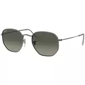 Ray-Ban Hexagonal Gunmetal Sunglasses gray