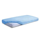 BabyMatex Frotirna rjuha z elastiko PREMIUM 60x120x10 nebesno modra