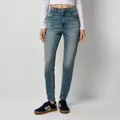 Kavbojke skinny z visokim pasom