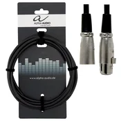 Mikrofonski kabel ALPHA BASIC 3m