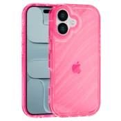 Aurora Wave maska za iPhone 17 - crvena