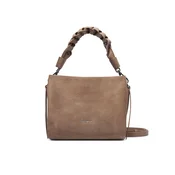 Coccinelle Ročna torba P6P Boheme Suede Bimaterial E1 P6P 58 01 01 Temno bež