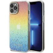 Guess Ovitek Guess IML Faceted Mirror Disco Iridescent za iPhone 12/12 Pro - večbarven
