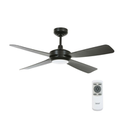 Lucci air 213303- LED prigušiva ventilator SLIPSTREAM 1xGX53/12W/230V crna+DO