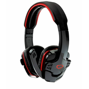 Esperanza SLUŠALKE ESPERANZA Z MIKROFONOM GAMING RAVEN RED