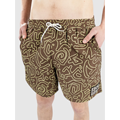 Empyre Floater Boardshorts squigglie brown Gr. XL