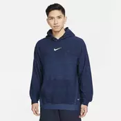 Nike PRO THERMA-FIT ADV FLEECE PULLOVER HOODIE, muški pulover, plava DD1707