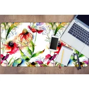 Decormat Namizna podloga Colored flowers 100x50 cm