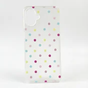 Maska Candy Dots za Samsung A07/ A075F bela