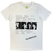 The Beatles White Album Tracks (Back Print) White M Majica