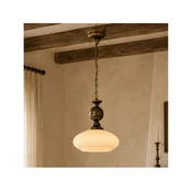 Brilagi - Luster na lancu MOLLERO 1xE27/15W/230V precnik 24 cm bronza/patina
