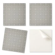 shumee Komplet vinilnih ploščic z geometrijskim cvetličnim vzorcem za kuhinjo in dnevno sobo, 20x20x20 cm