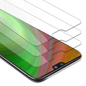 Cadorabo CADORABO Huawei P20 - Zaščitna folija v visoka prosojnost - 3-pack Kaljeno zaščitno steklo za zaslone s trdoto 9H in združljivostjo s 3D dotikom, (20548459)