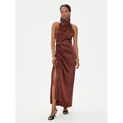 Gestuz Poletna obleka Walery 10908960 Rjava Relaxed Fit
