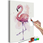 Slika za samostalno slikanje - Friendly Flamingo 40x60