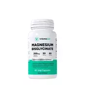 Vitamin360 - Magnezijev bisglicinat 200 mg, 60 rastlinskih kapsul