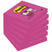 Samolepljivi listek Post-it Super Sticky svetlo roza 76x76 mm