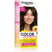 , Schwarzkopf Palette Color Shampoo šampon za toniranje odtenek 4-0 Dark Brown 50 ml