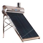 THUNDER Nepretlačni solarni kolektor 150L EKO, 15 cevi, nerjavno jeklo, 45° THUNDER®, (5000180325)