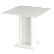 KONDELA Jedilna miza Eugo 79x79 cm - bela