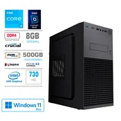 MEGA Računalnik MEGA MT S4 i3-14100/Intel 730/8GB/500GB/450W/Win11Pro, (5000264680)