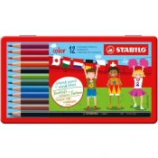Set olovaka u boji Stabilo Color - 12 boja, u metalnoj kutiji