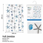 KMT Zavesa za tuš, EVA, Šarena