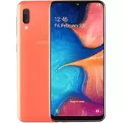 SAMSUNG obnovljen pametni telefon Galaxy A20e 3GB/32GB, Coral