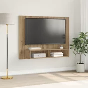 Set TV komoda Zidne Umjetnicki hrast 120 x 23,5 x 90 cm