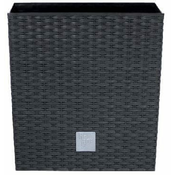Prosperplast cvetlični lonec Rato Low 9,8 l, temno siv