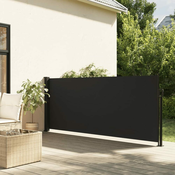 Vidaxl vidaXL Zložljiva stranska tenda črna 140 x 600 cm