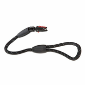 Pasji povodec iz najlona Sport Reflex, črn - 60 cm