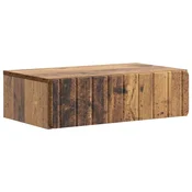 Vidaxl Stenska stranska miza Star les 59 x 34,5 x 17 cm Inženirski les