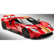 1:18 FORD GT HERITAGE EDITION ALAN MANN RDEČA 2022 - GT SPIRIT - GT883