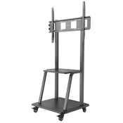 Manhattan 461665 flat panel floorstand 2.54 m (100) Portable flat panel floor stand Black