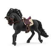 Schleich Žrebec Pura Raza Espanola Stallion s sedlom in uzdo
