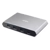 ATEN Switch 2-portni USB-C Gen 2 prekidač za dijeljenje s prolaskom napajanja - US3342-AT