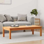 Vidaxl Klubska miza Max Rjav 110 x 50 x 30 cm Masivno borovo les