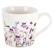 shumee Porcelanasta skodelica za pitje kave, čaja, zelišč, pisanih rož, 430 ml