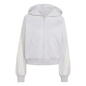 adidas Jopa Kit 3-Stripes Full Zip Hoodie KV9879 Siva Regular Fit