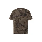 Carhartt WIP Majica Feather Tree rjava/temno rjava/črna