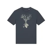 Life-Tree Majica Weltenbaum temno siva