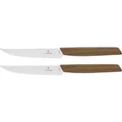 Victorinox Swiss Modern Steak Knife Set Walnut Wood 2 pcs.